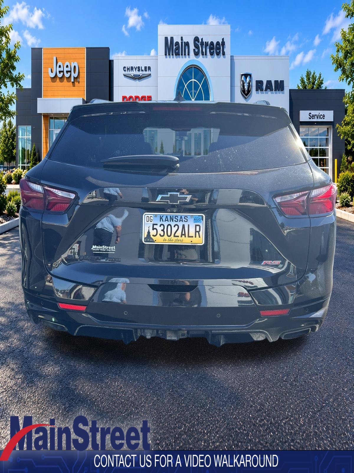 Used 2020 Chevrolet Blazer RS with VIN 3GNKBKRS1LS644985 for sale in Kansas City
