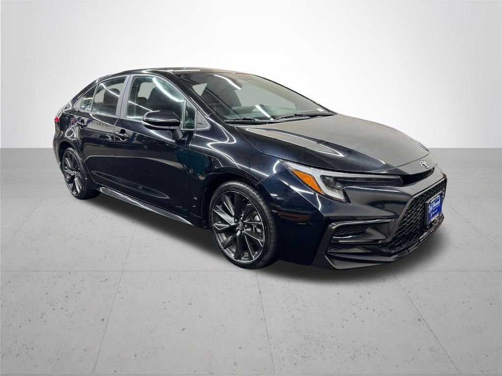 Used 2024 Midnight Black Metallic Toyota SE image 9