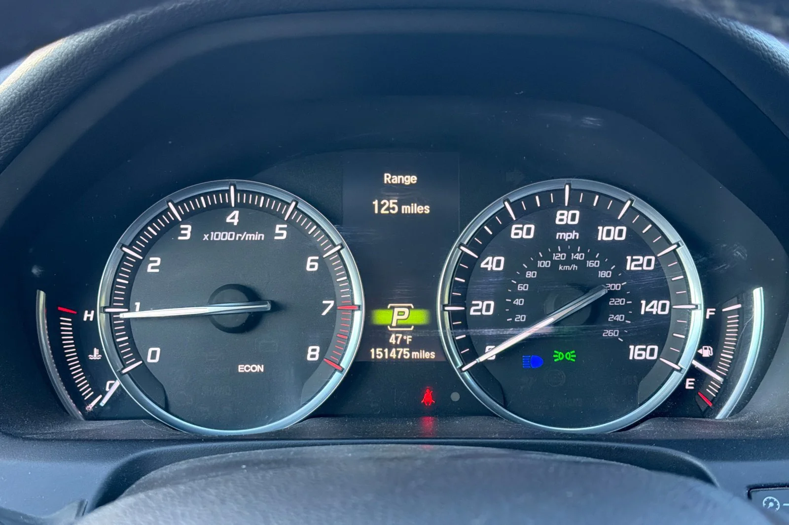 Used 2016 Blue Acura Tech image 33