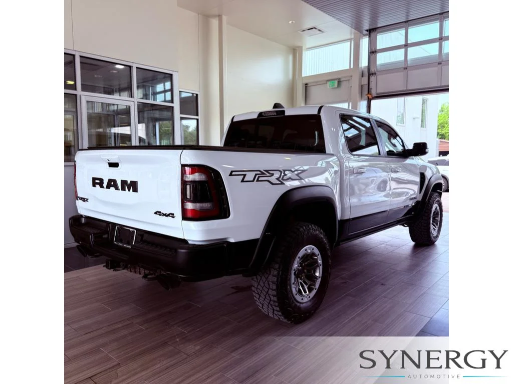 Used 2022 Bright White Clearcoat Ram TRX image 4