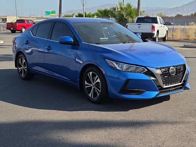 Used 2020 Electric Blue Metallic Nissan SV image 5