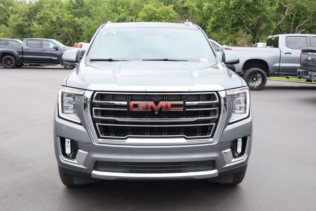 Used 2021 SATIN STEEL METALLIC GMC SLT image 4