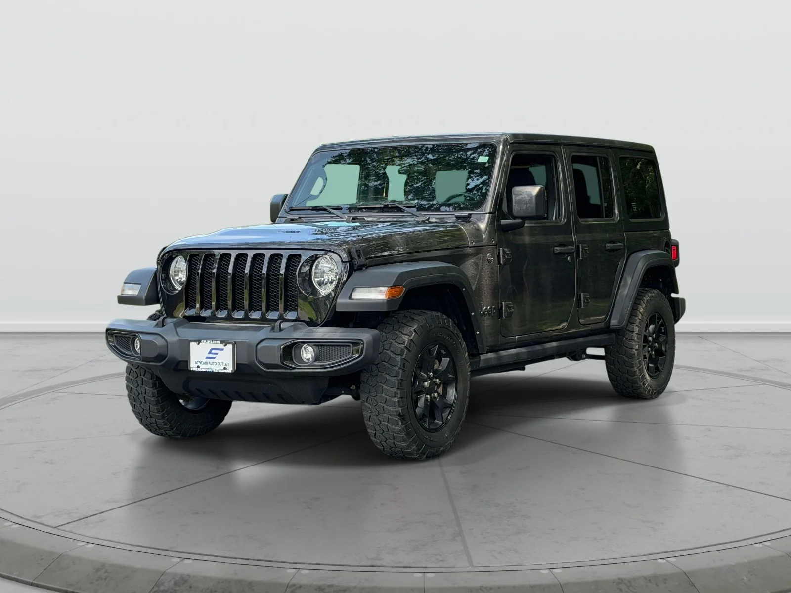Used 2022 Gray Jeep Unlimited Willys image 3