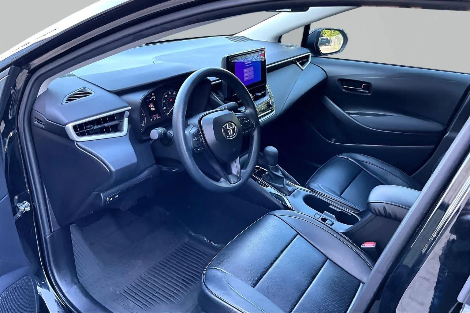 Used 2025 Midnight Black Metallic Toyota LE image 35