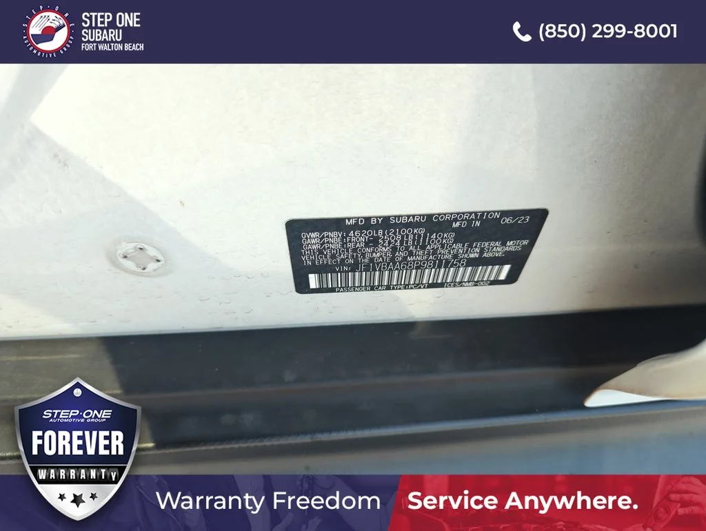 Used 2023 White Subaru Base image 12