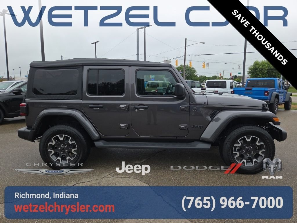 New 2025 Granite Crystal Metallic Clear-Coat Exterior Paint Jeep Sahara image 8