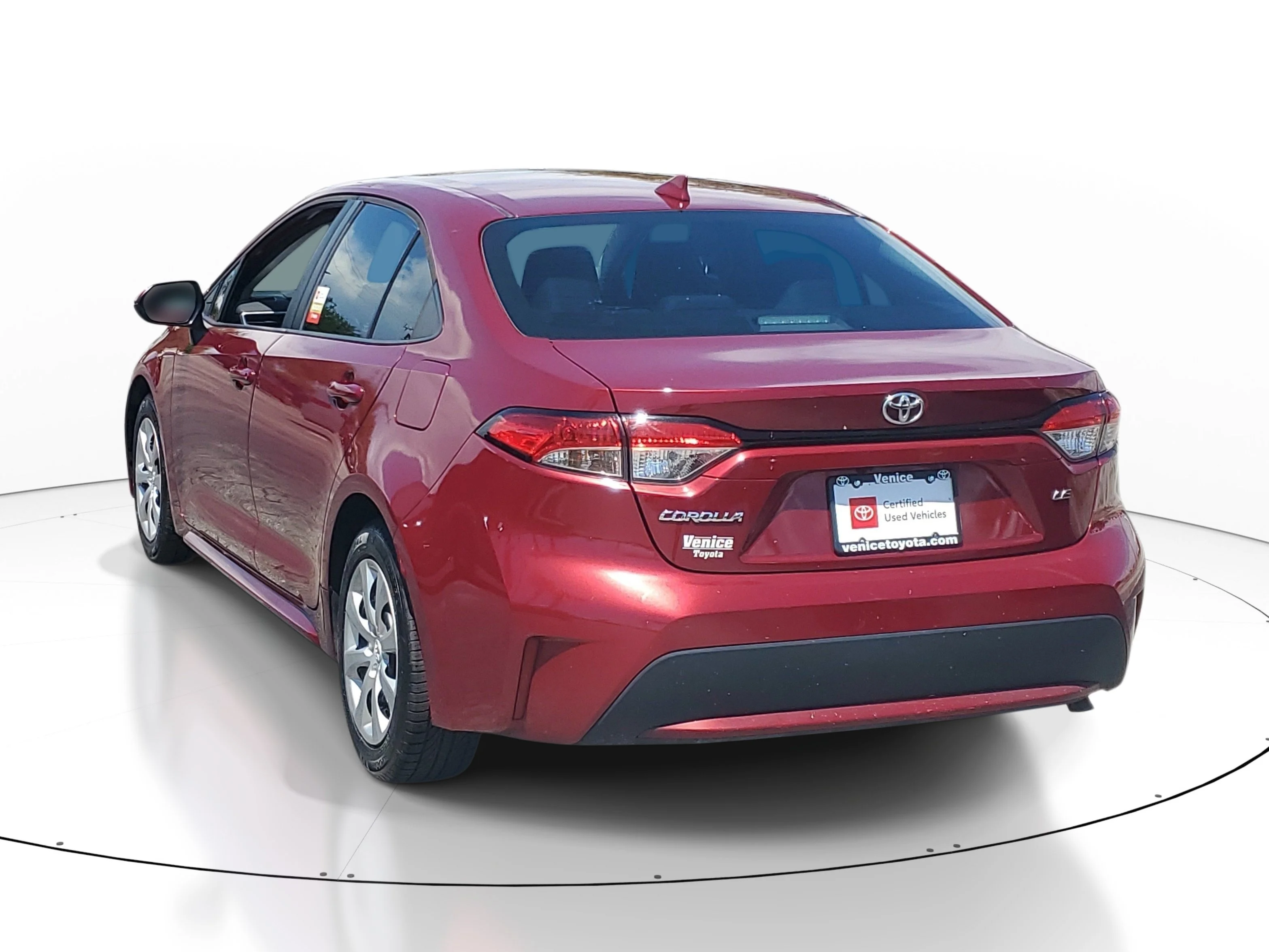 Used 2022 Ruby Flare Pearl Toyota LE image 4