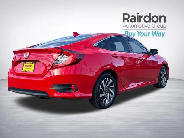 Certified Used 2017 Rallye Red Honda EX image 7