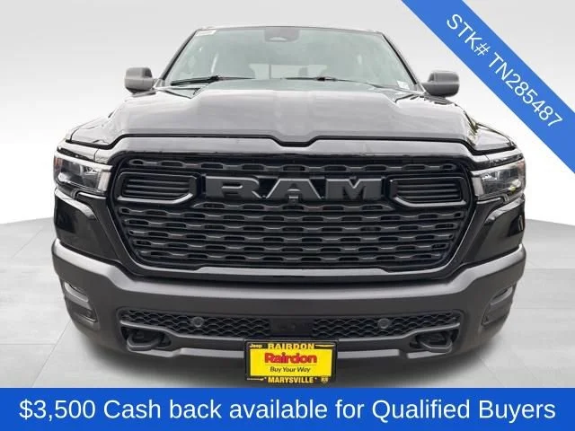 New 2026 Diamond Black Crystal Pearl-Coat Exterior Paint RAM Warlock image 2