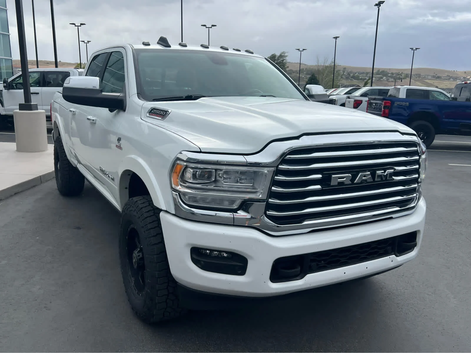 Certified Used 2022 Bright White Clearcoat Ram Longhorn image 4