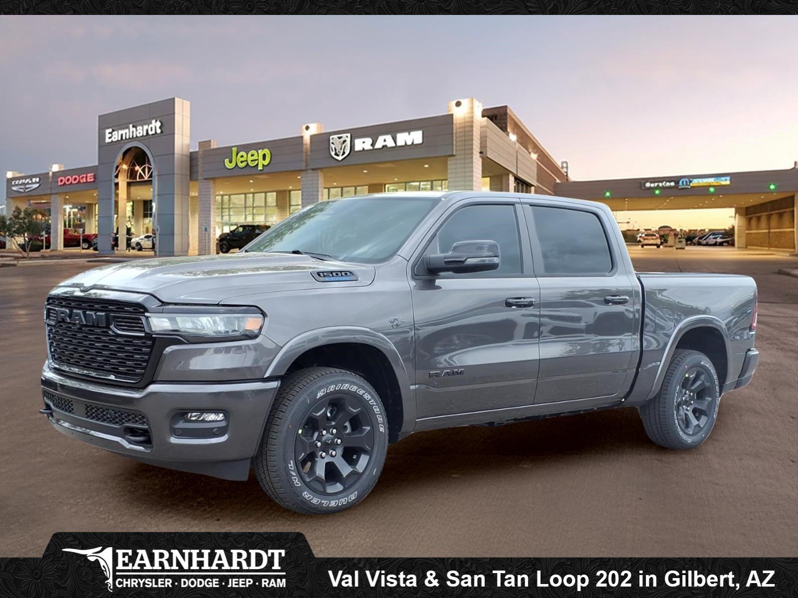 New 2027 Granite Crystal Metallic Clear-Coat Exterior Paint RAM Big Horn image 1