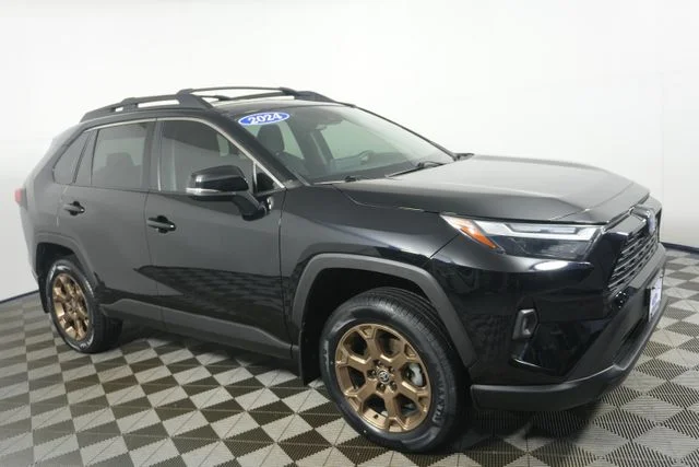 Used 2024 Midnight Black Metallic Toyota Woodland Edition image 2