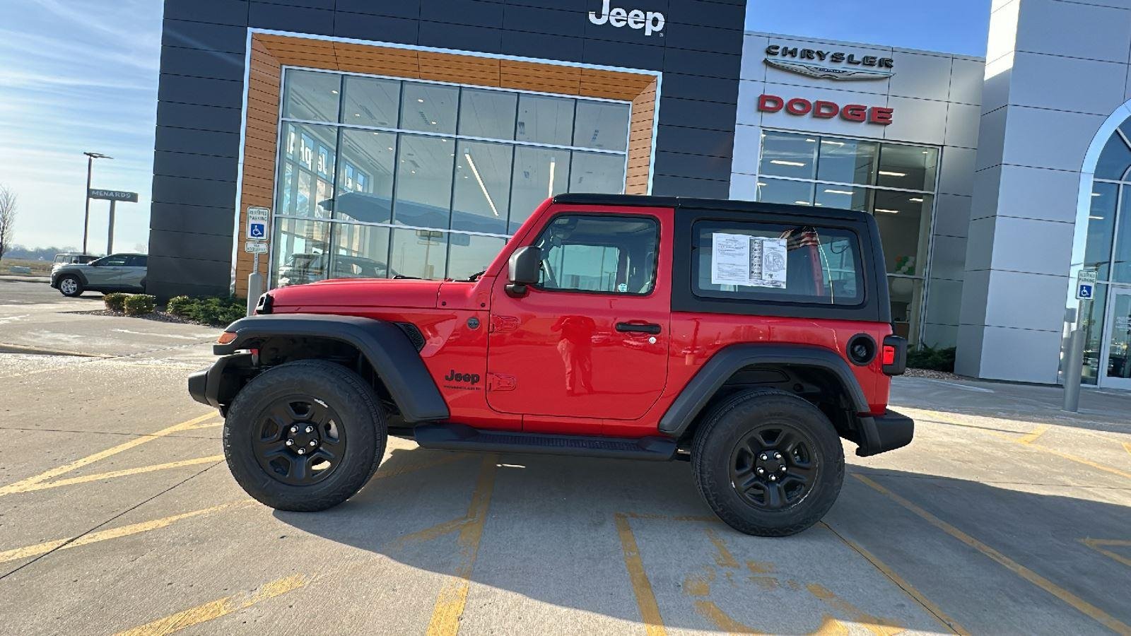 Used 2025 Jeep Wrangler 2-Door Sport with VIN 1C4PJXAN3SW620601 for sale in Kansas City