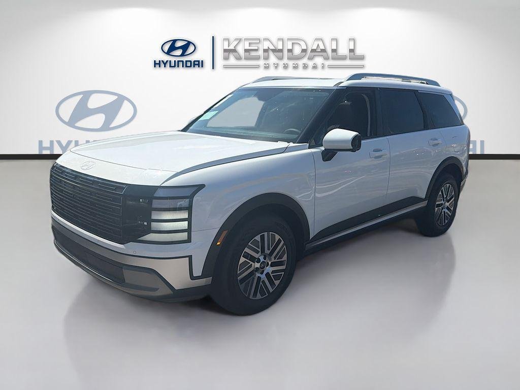 New 2026 Creamy White Pearl Hyundai Blue SEL Premium 7P image 3