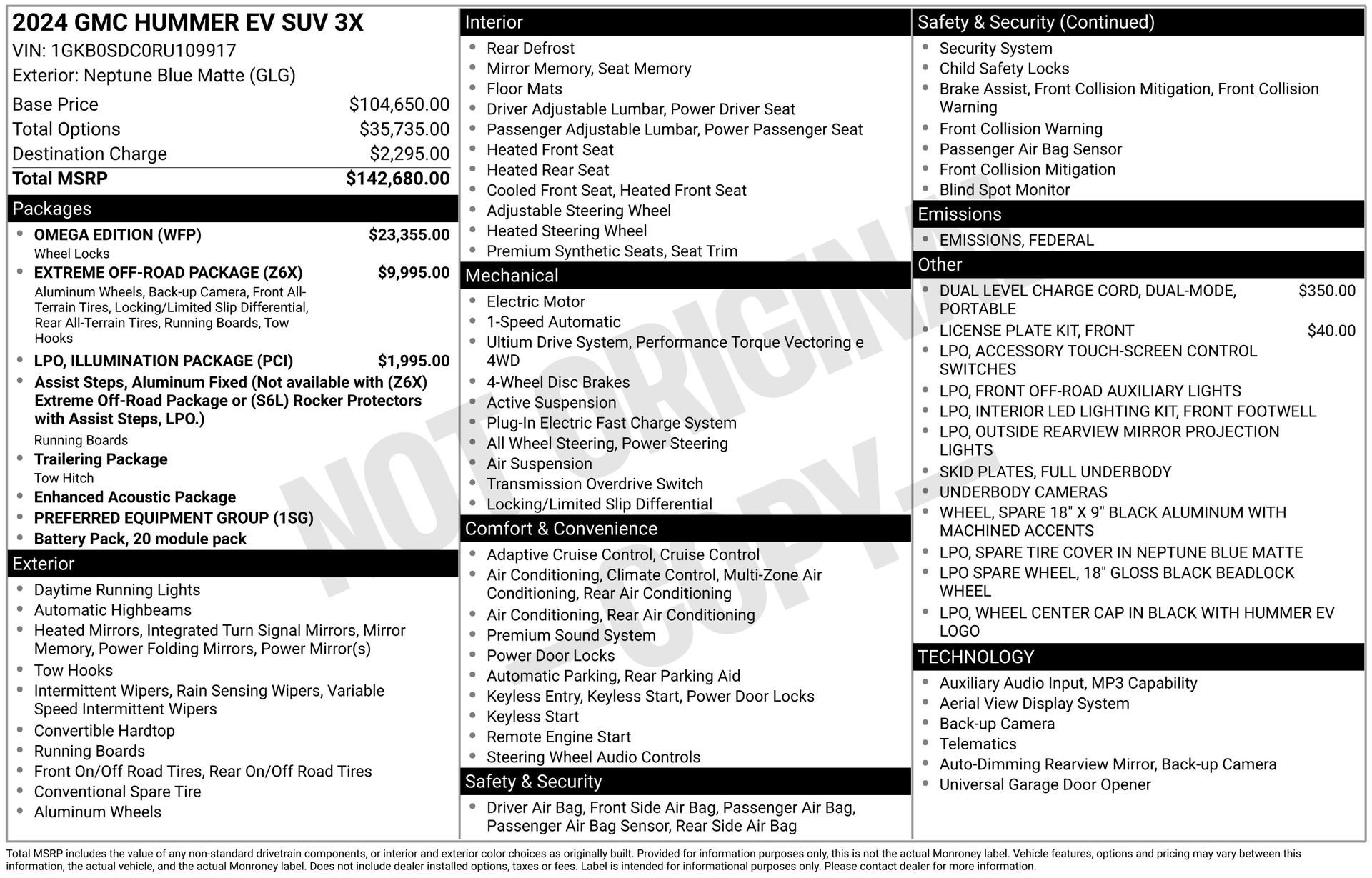 2024 GMC HUMMER EV SUV - Image 3