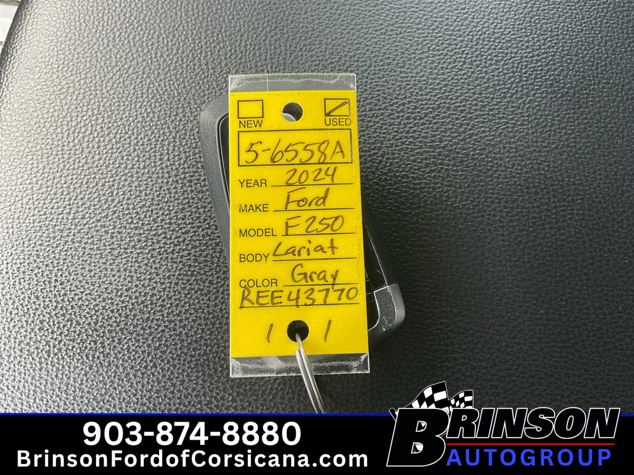 Used 2024 Carbonized Gray Metallic Ford LARIAT image 35