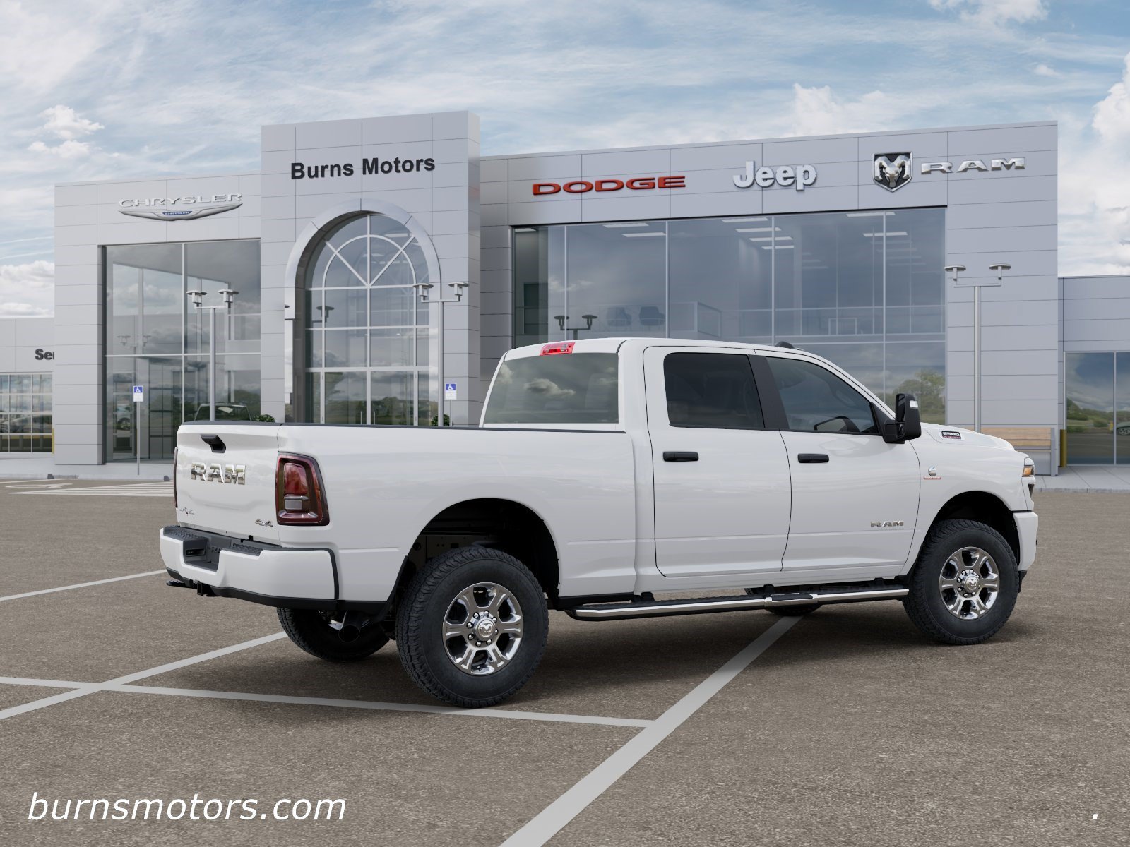 New 2026 Bright White Clear-Coat Exterior Paint RAM Lone Star image 4