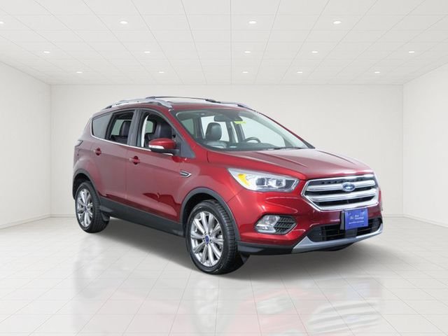 Certified Used 2018 Red Ford Titanium image 1