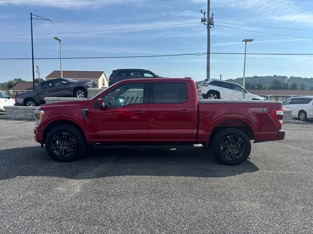 Used 2022 Red Metallic Ford Lariat image 2