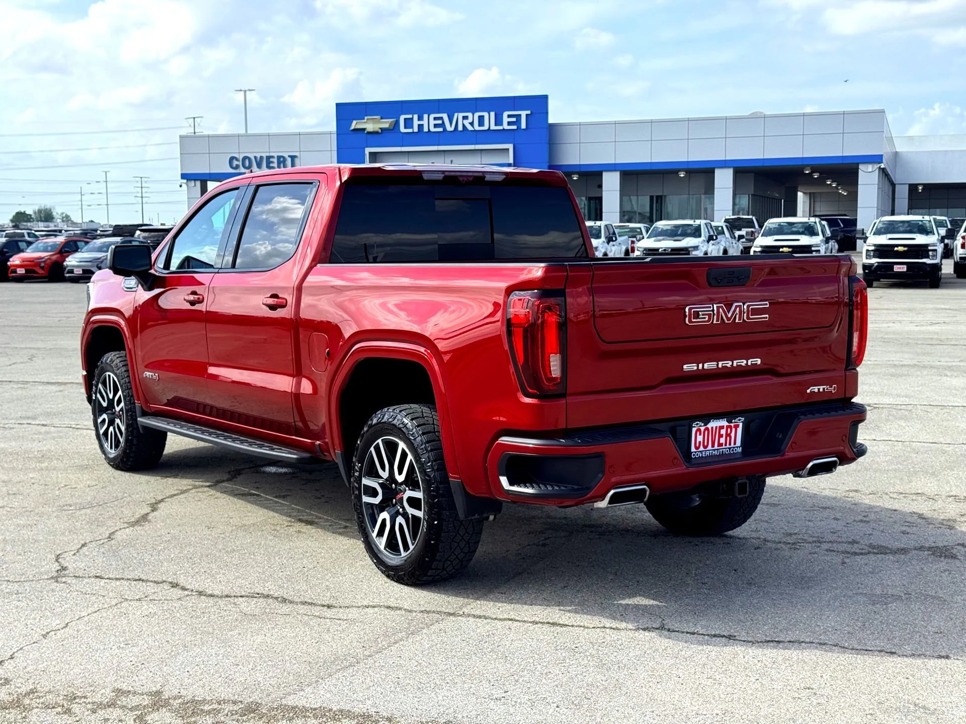 Used 2024 Volcanic Red Tintcoat GMC AT4 image 10
