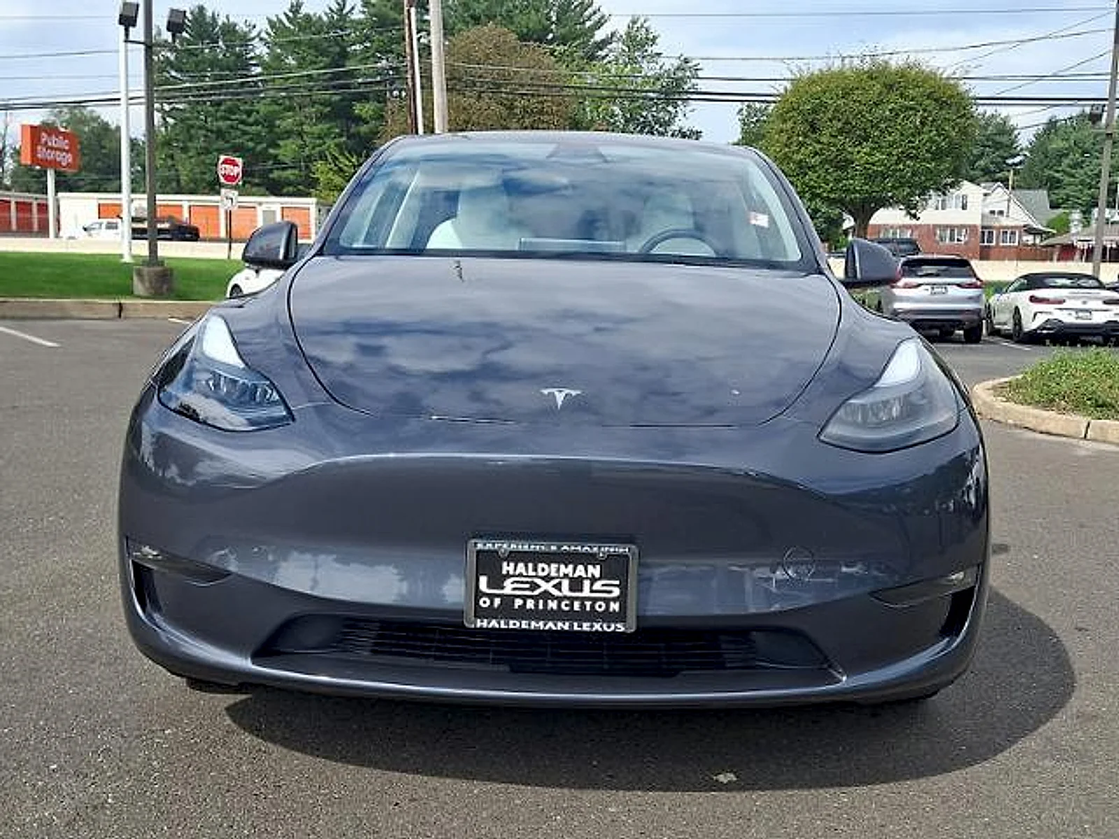 Used 2023 Tesla Model Y Long Range with VIN 7SAYGAEE6PF933148 for sale in Lawrence Township, NJ