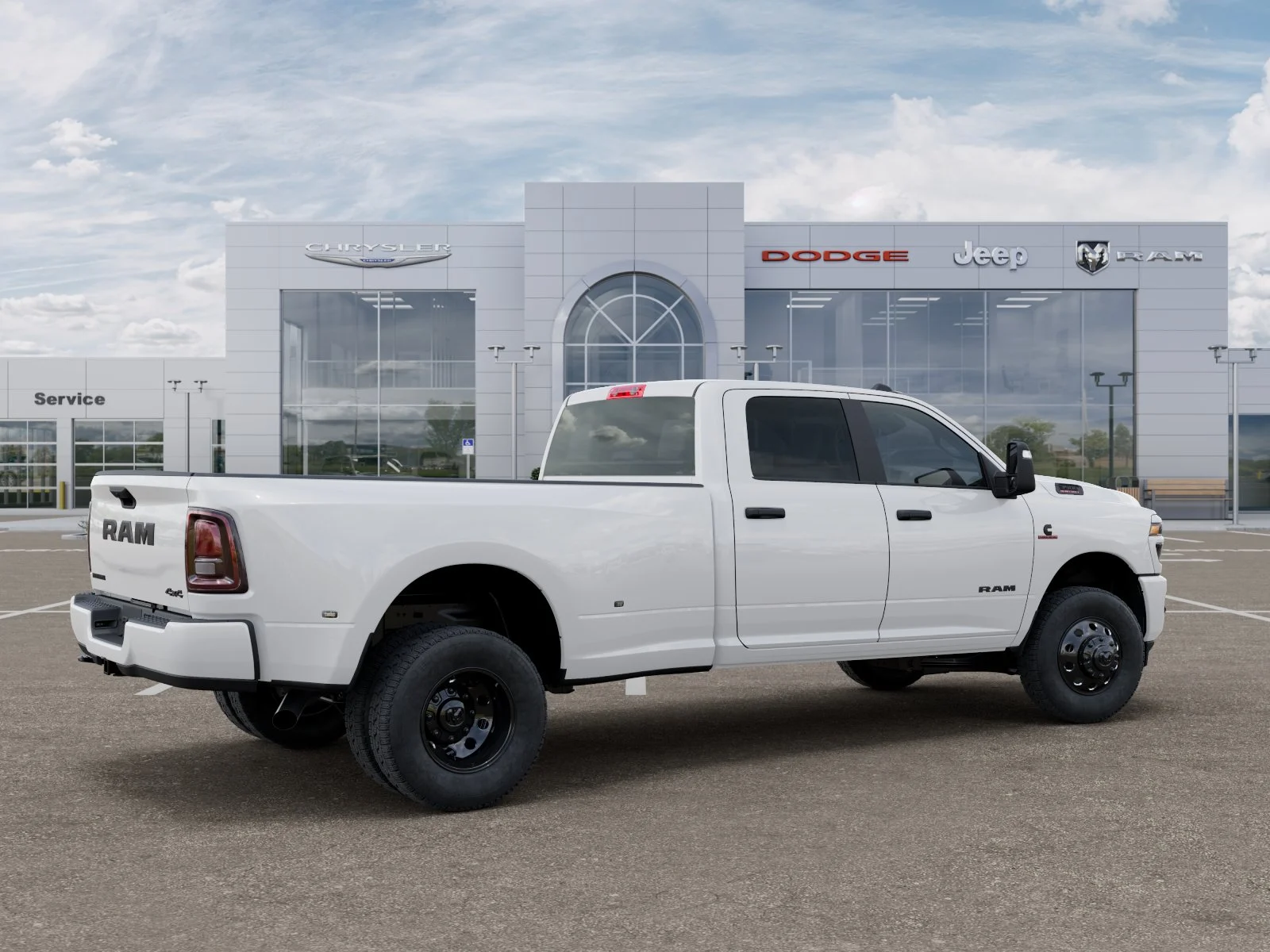 New 2026 Bright White Clear-Coat Exterior Paint RAM Big Horn image 32
