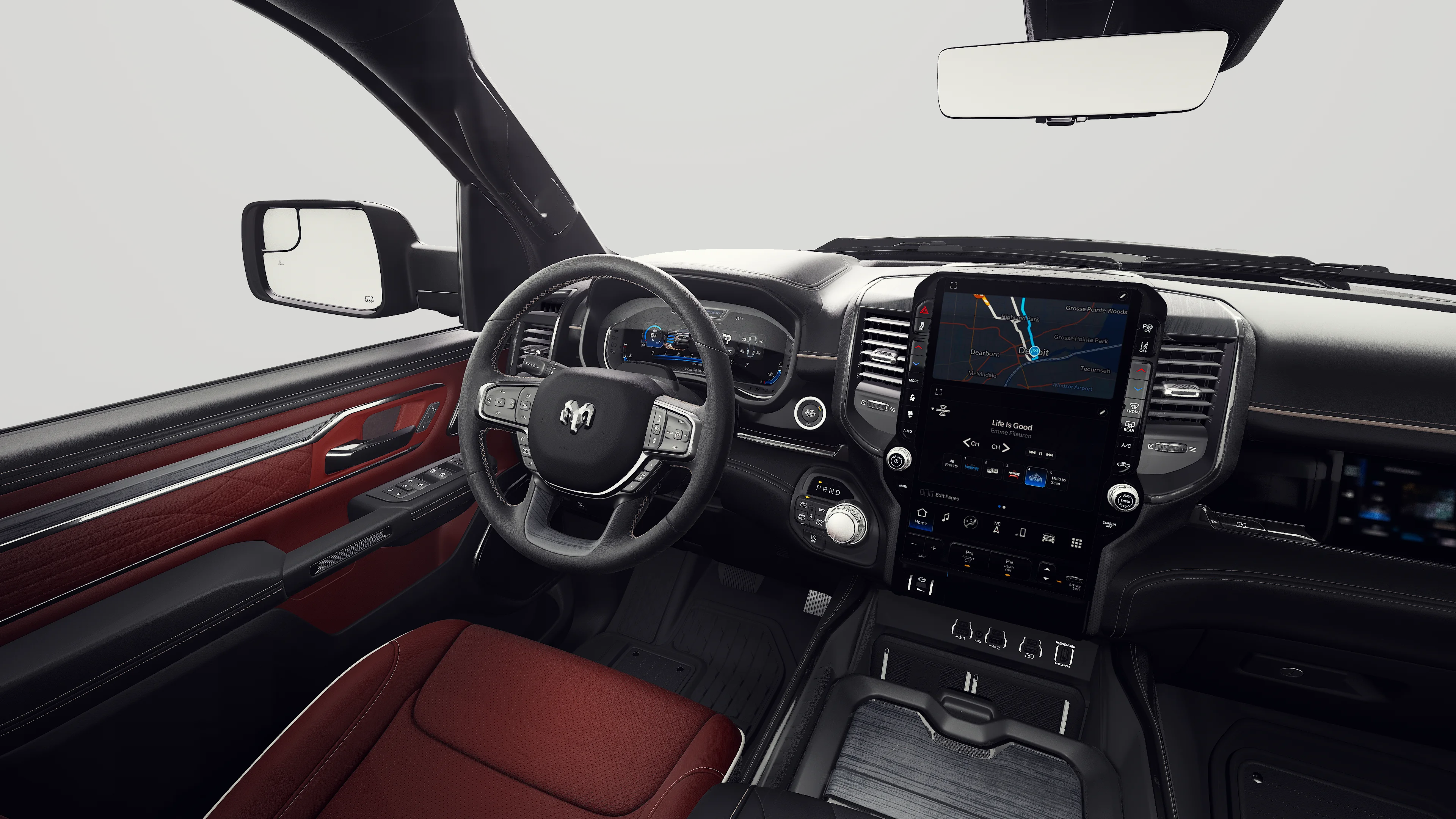 New 2027 Diamond Black Crystal Pearl-Coat Exterior Paint RAM Limited image 8