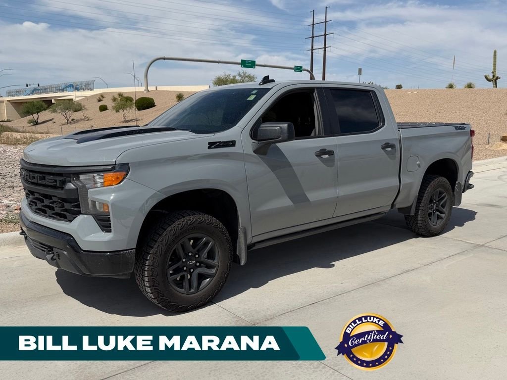 Certified Used 2024 Gray Chevrolet Custom Trail Boss image 1