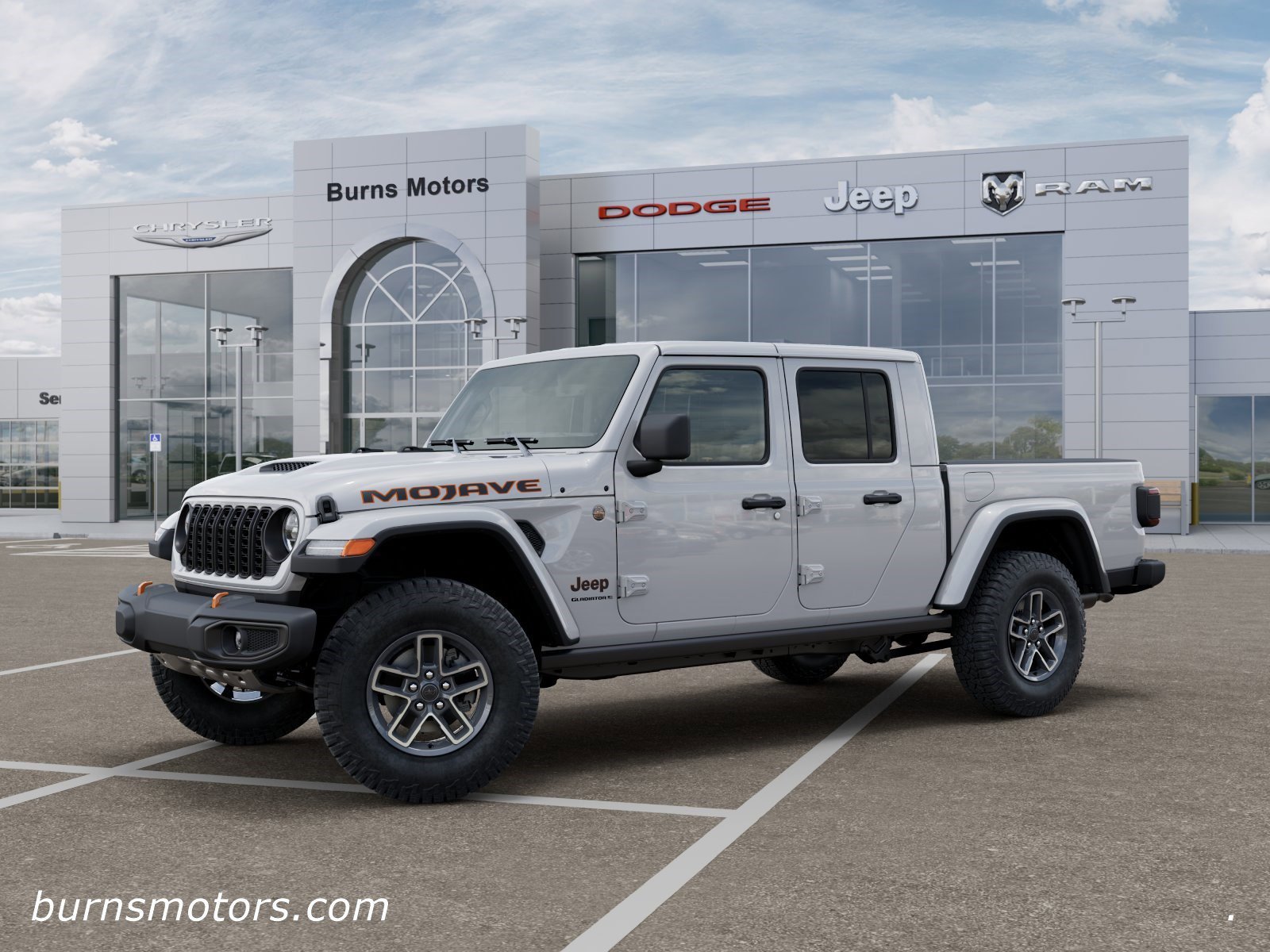 New 2026 Bright White Clear-Coat Exterior Paint Jeep Mojave image 2