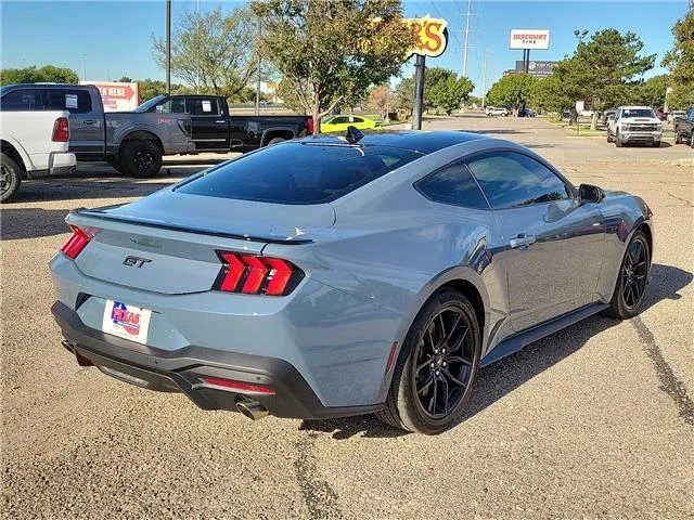 Used 2024 Grabber Blue Metallic Ford GT Fastback image 4