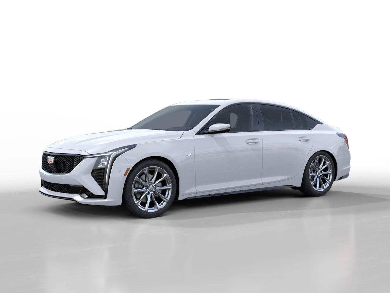 New 2026 Vibrant White Tricoat Cadillac Sport image 1