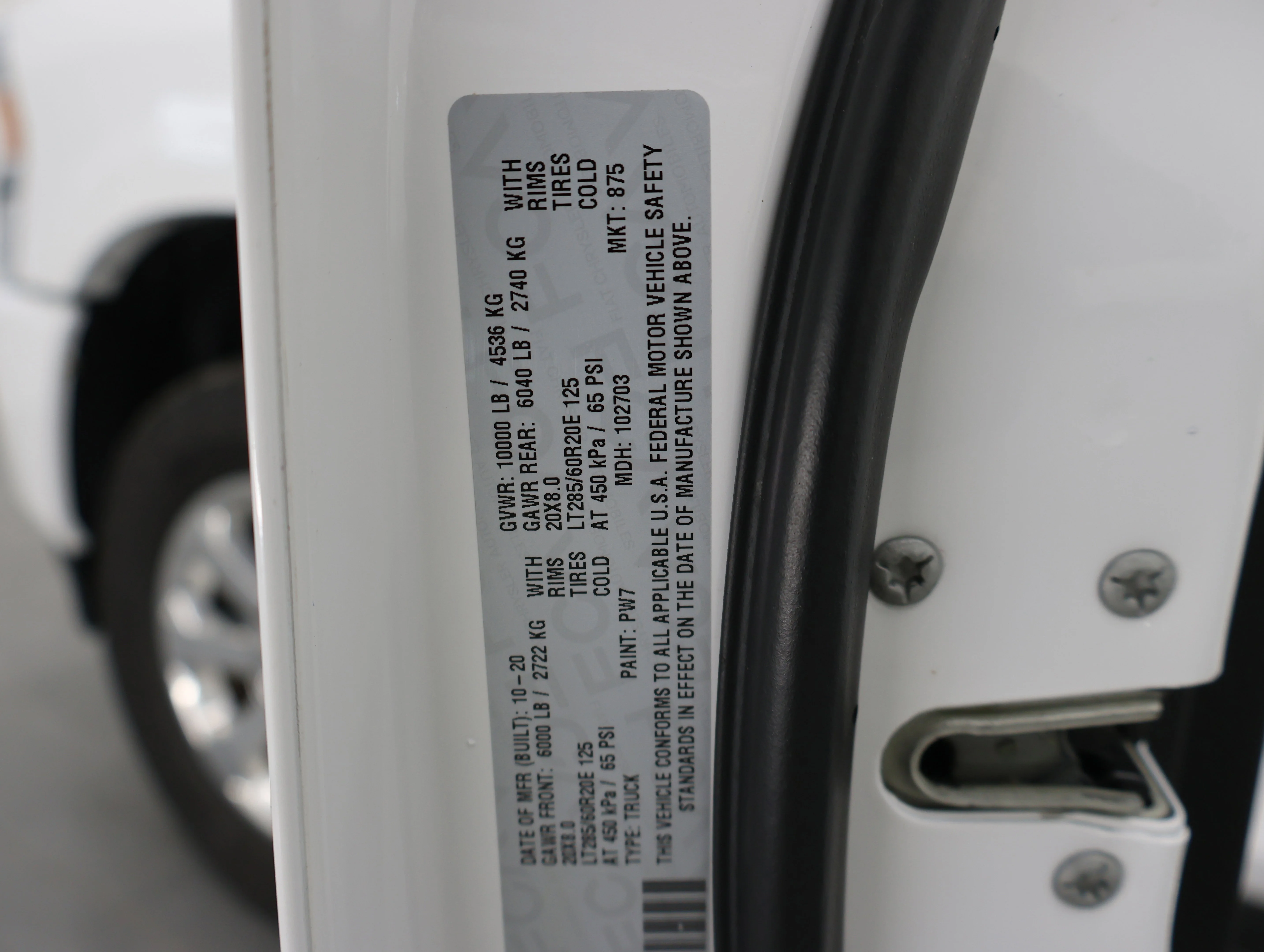 Used 2020 Bright White Clearcoat Ram Laramie image 64