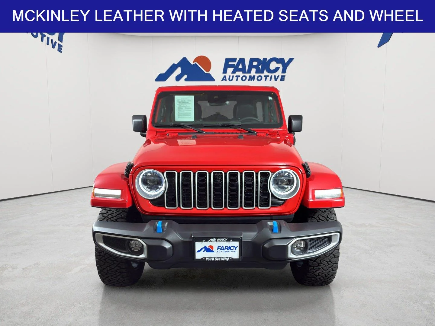 Used 2024 Firecracker Red Clearcoat Jeep Sahara image 4