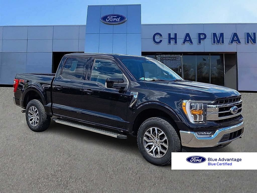 Used 2022 Black Metallic Ford Lariat image 1