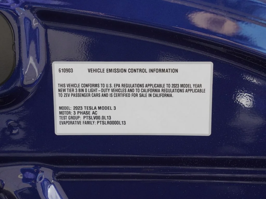 Used 2023 Blue Tesla Base image 25