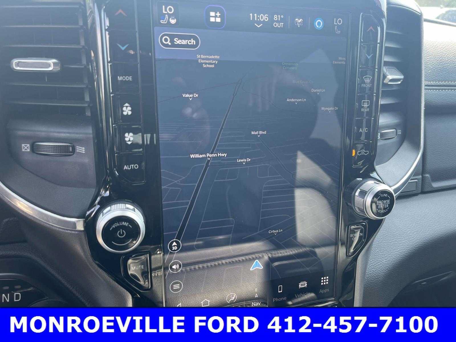 Used 2023 Granite Crystal Metallic Clearcoat RAM Laramie image 29