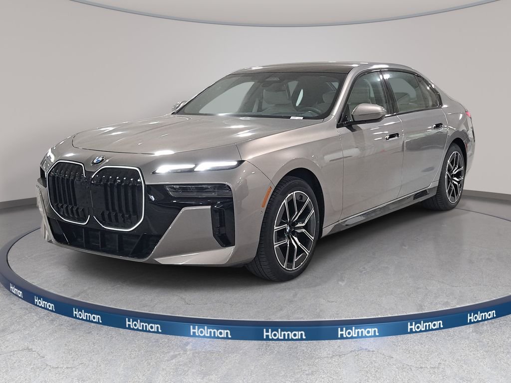 New 2026 Oxide Grey Metallic BMW 740i image 1
