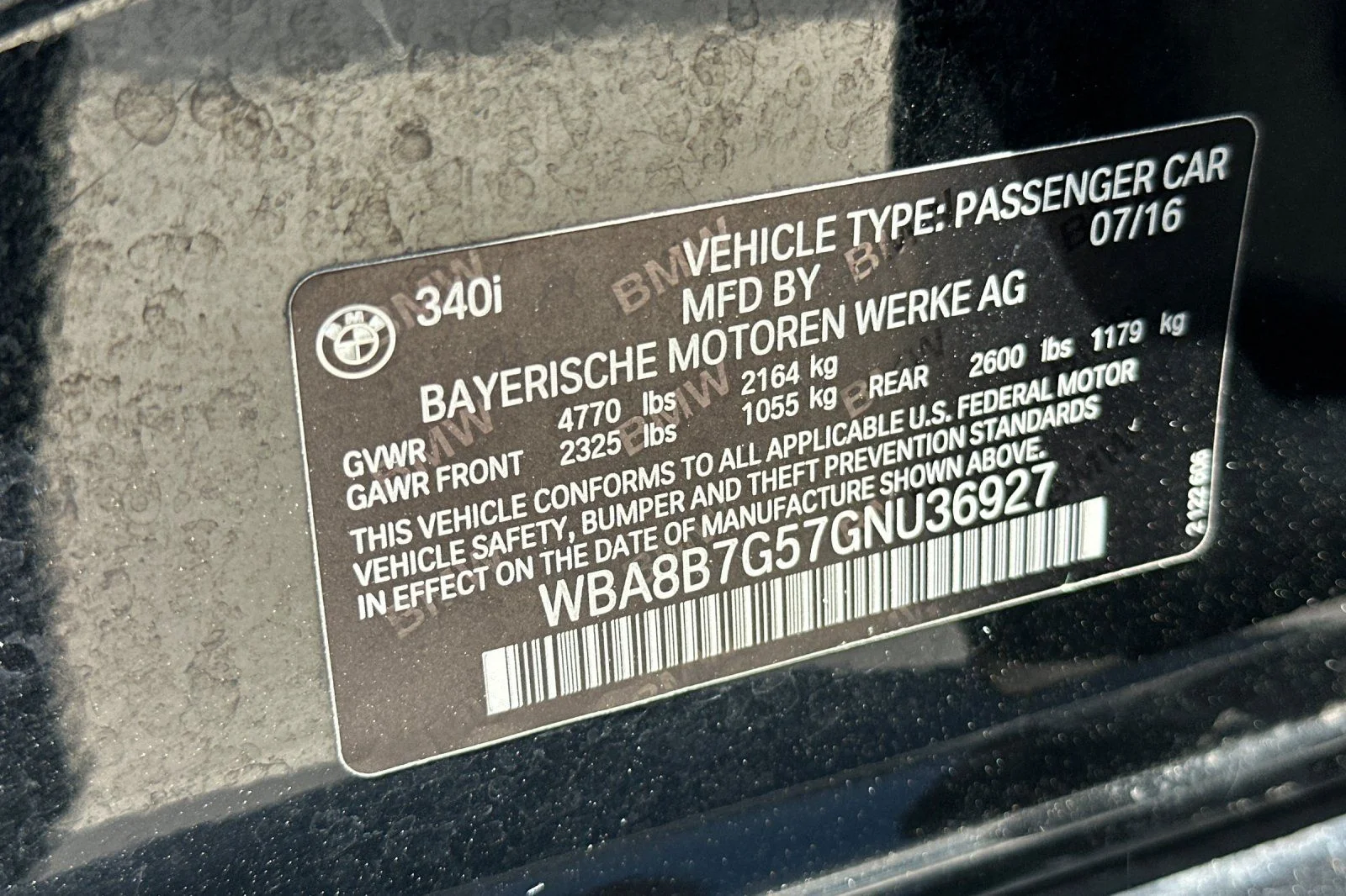 Used 2016 Black BMW 340i xDrive image 26