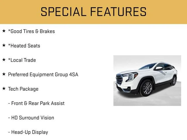 Used 2022 Summit White GMC SLT image 6