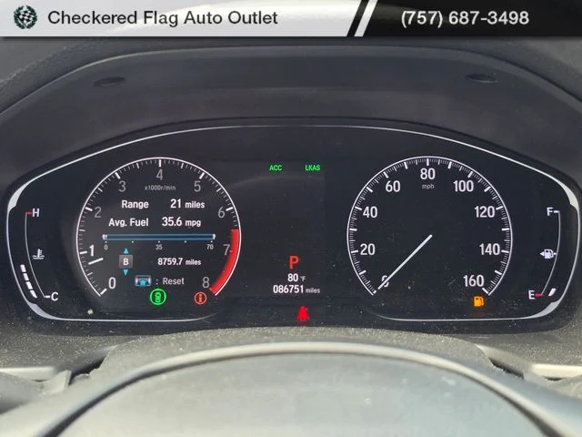 Used 2020 Black Honda LX image 9