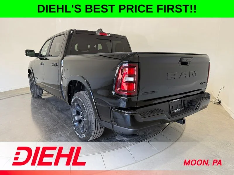New 2026 Diamond Black Crystal Pearl-Coat Exterior Paint RAM Big Horn/Lone Star image 5