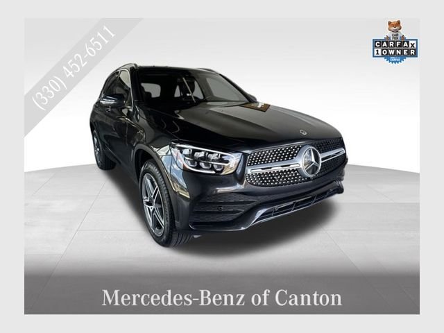 Certified Used 2022 Gray Mercedes-Benz GLC 300 image 1