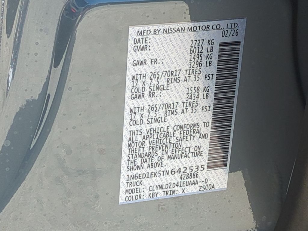 New 2026 Boulder Gray Pearl Nissan Crew Cab PRO-4X® image 34