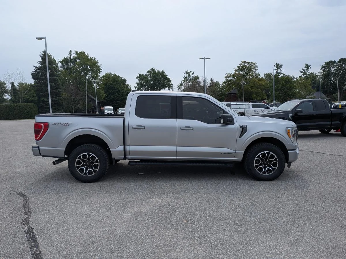 Used 2022 Silver Ford Xlt 4wd Supercrew image 4