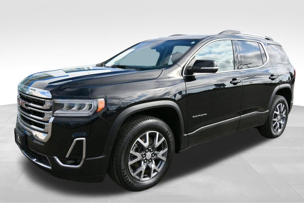 Certified 2023 GMC Acadia SLT with VIN 1GKKNUL42PZ250916 for sale in North Branch, Minnesota