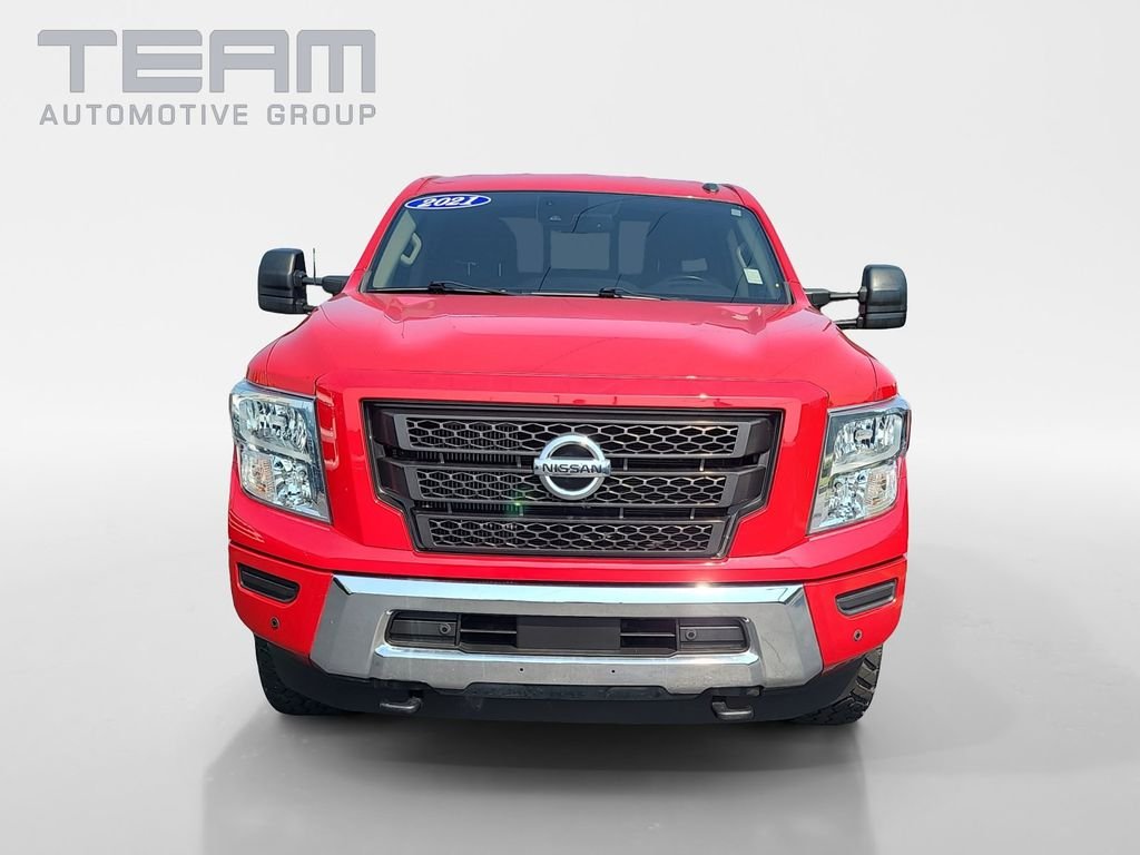 Used 2021 Red Nissan SV image 2