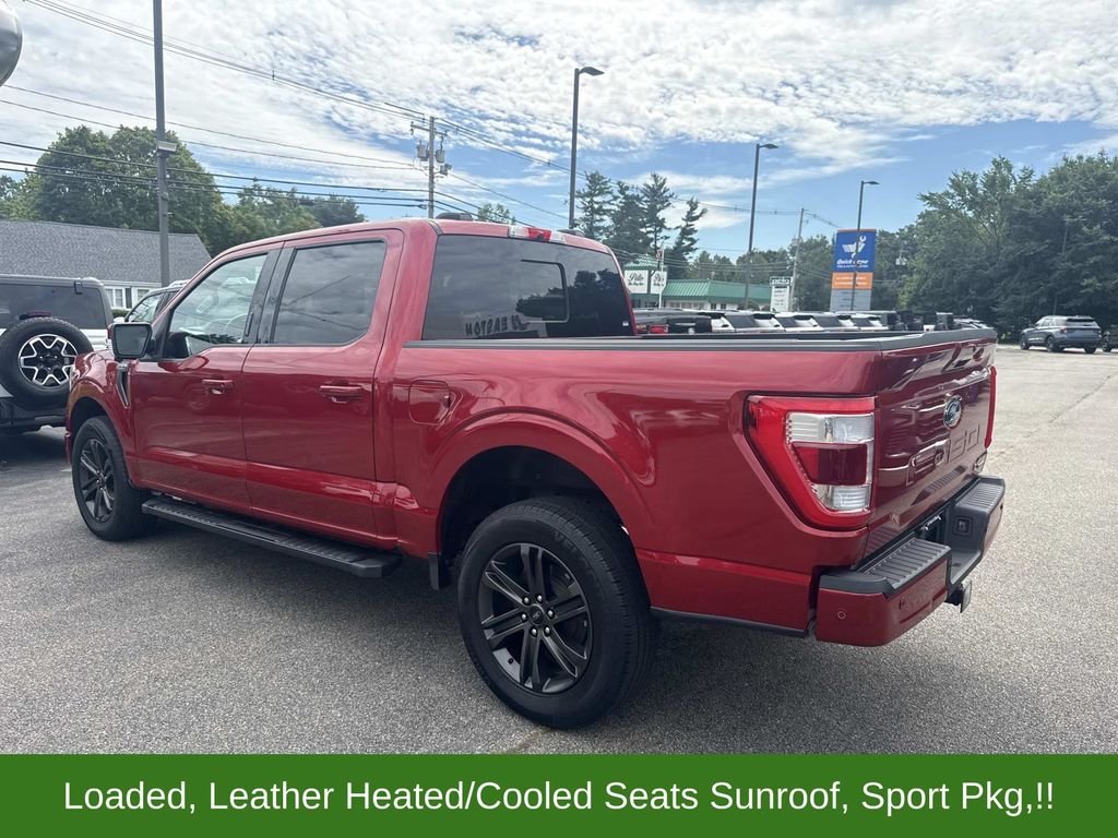 Used 2021 Red Ford Lariat image 3