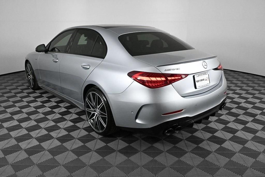 New 2025 Cirrus Silver Metallic Mercedes-Benz AMG® C 43 4MATIC® Sedan image 4