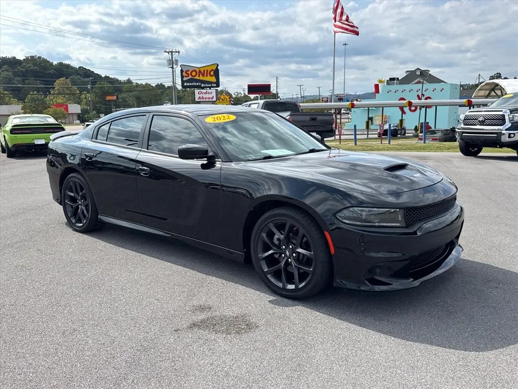 Used 2022 Pitch Black Clearcoat Dodge GT image 7