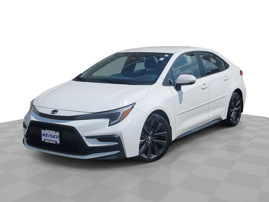 Used 2024 White Toyota SE image 1